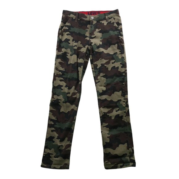 Levi's Denim - Levis Womens Jeans Size 14 502 Slim Straight Camo Classic Casual Streetwear Y2K